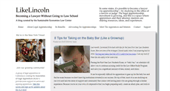 Desktop Screenshot of likelincoln.org